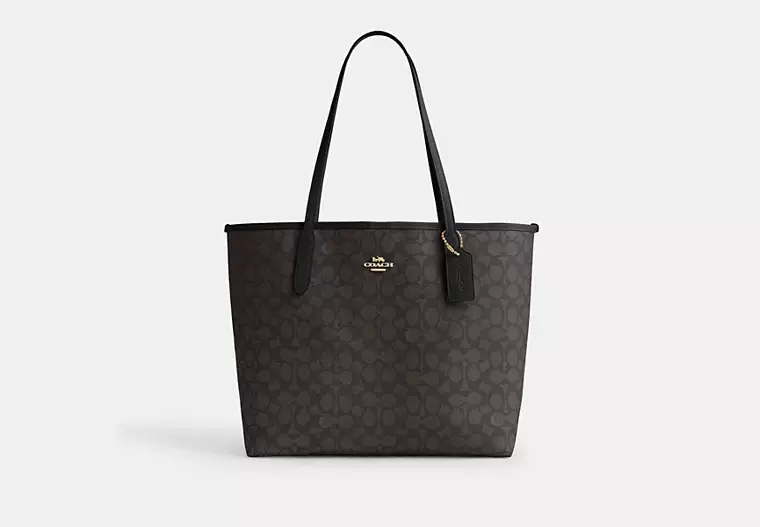 Sac Cabas City En Toile Signature